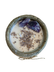 شمعة - صويا ريفية مع كريستال