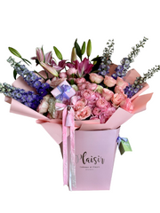 Hand-Tied Bouquet - Bubblegum Luxury