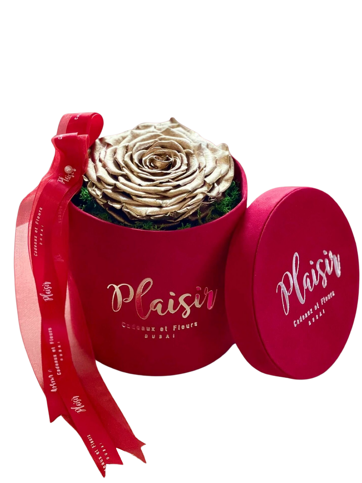 فور إيفر روز إنفينيتي - مقاس XL ذهبي على أحمر