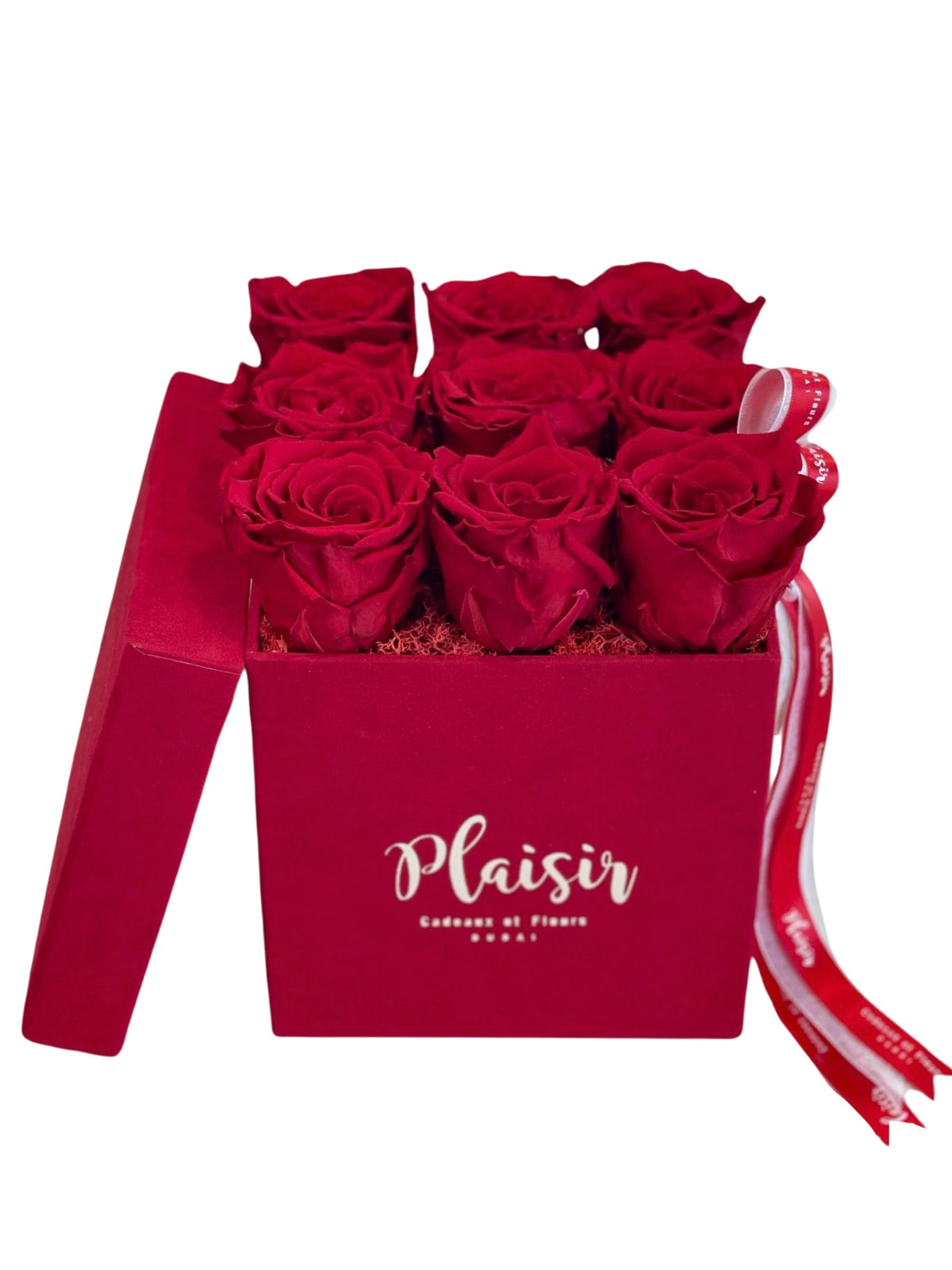 وردة إلى الأبد إنفينيتي - تسعة حمراء على حمراء