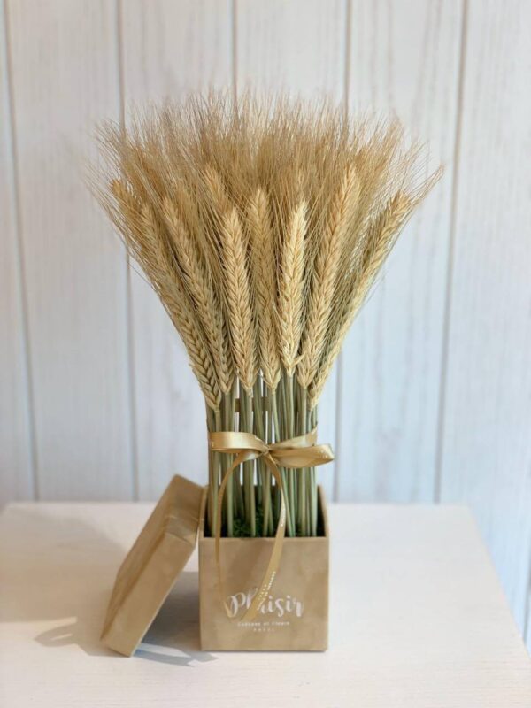 Get a long-lasting dried flowers arrangement gift set.