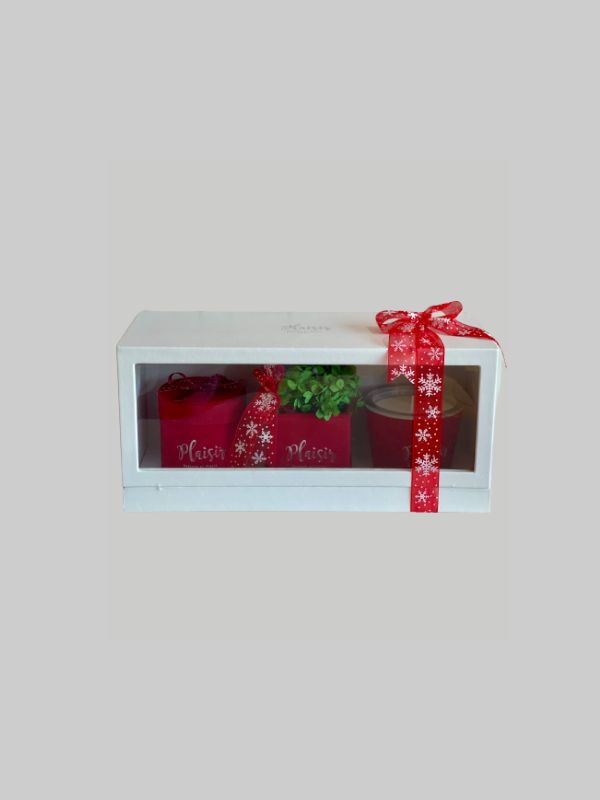 Trio Gift Box Classic Design – Red Festive